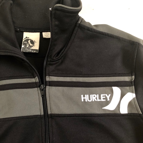 hurley track jacket